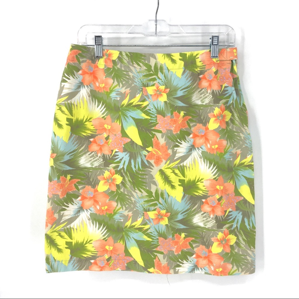 Hawaiian Tropic colorful print skirt